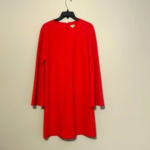 Bell sleeve mini dress